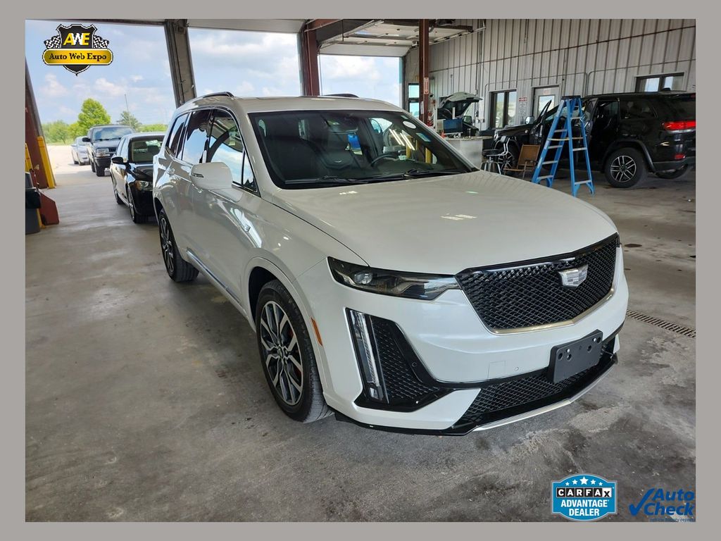 Crystal White Tricoat 2024 Cadillac XT6 SUV / Crossover Four-Wheel Drive 9-Speed Automatic