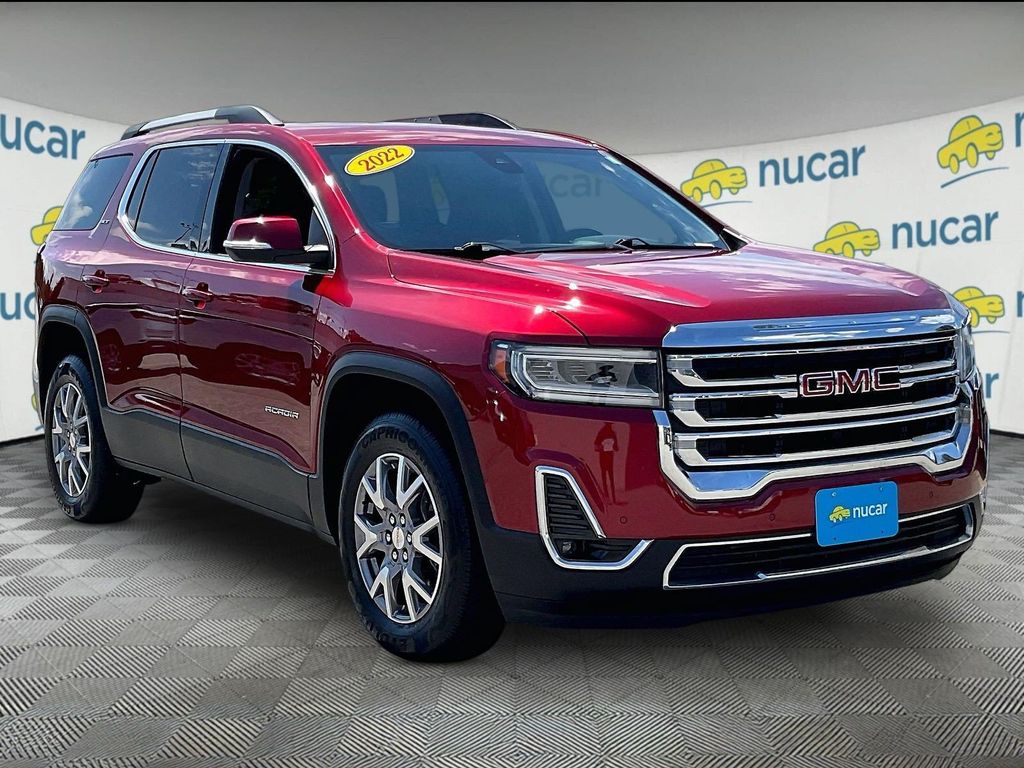 Cayenne Red Tintcoat 2022 GMC Acadia SUV / Crossover Four-Wheel Drive 9-Speed Automatic