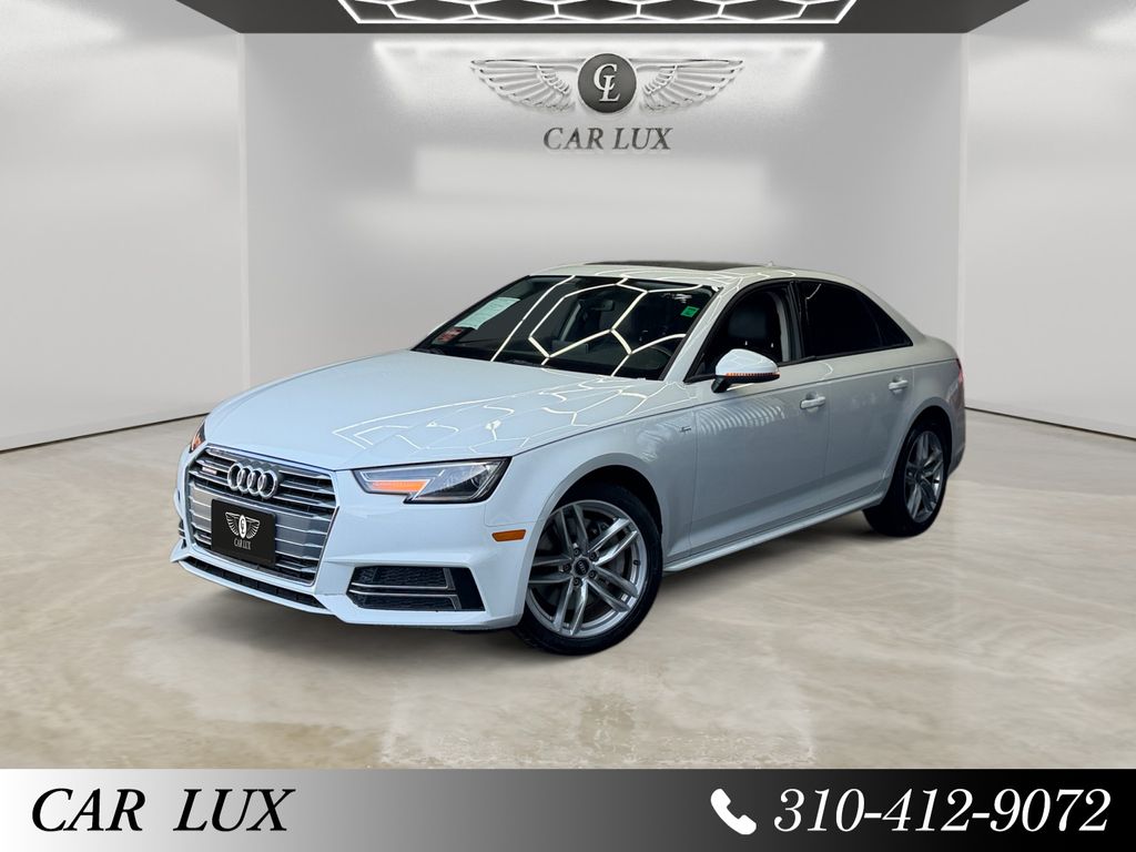 Ibis White 2017 Audi A4 Sedan All-Wheel Drive 7-Speed Automatic