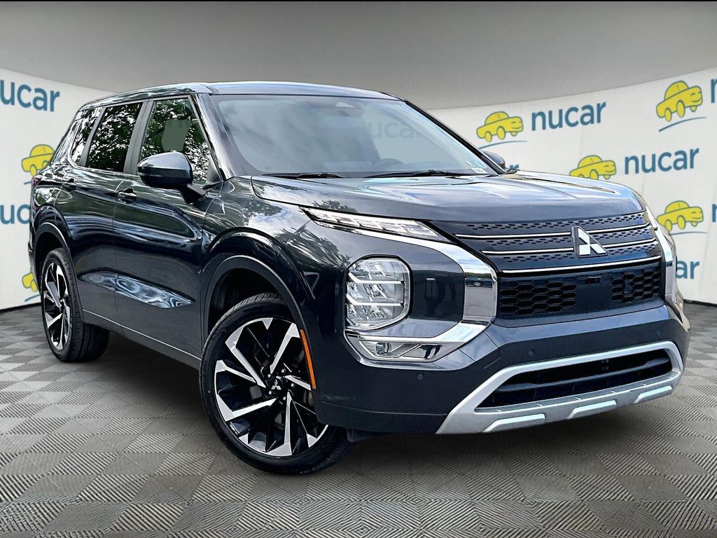 Graphite Gray 2024 Mitsubishi Outlander SUV / Crossover All-Wheel Drive Continuously Variable Transmission