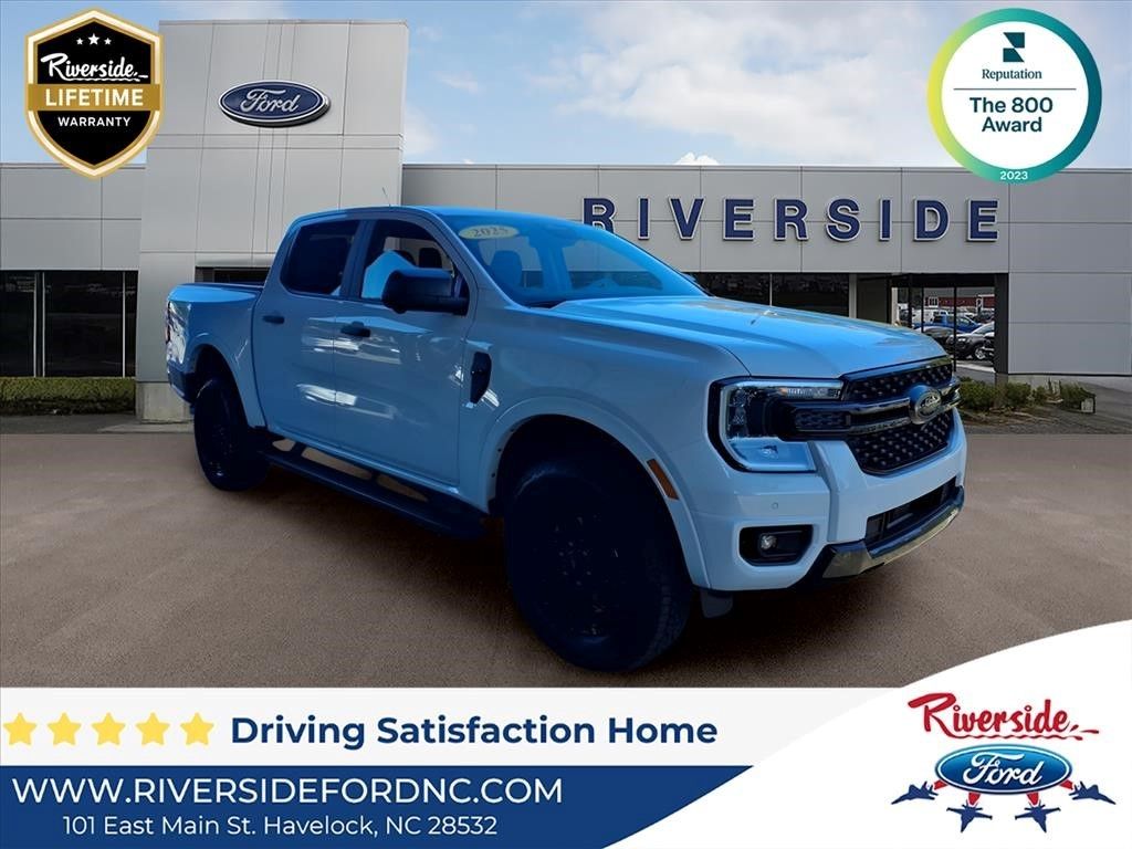 Oxford White 2025 Ford Ranger Pickup Truck Four-Wheel Drive Automatic