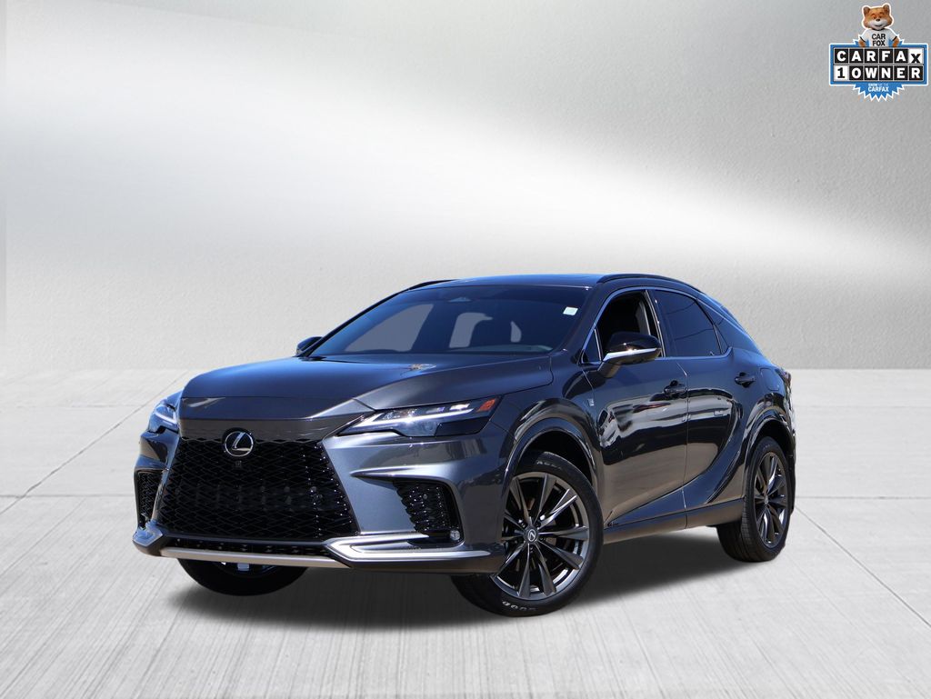 Cloudburst Gray 2026 Lexus RX Hybrid SUV / Crossover All-Wheel Drive Continuously Variable Transmission