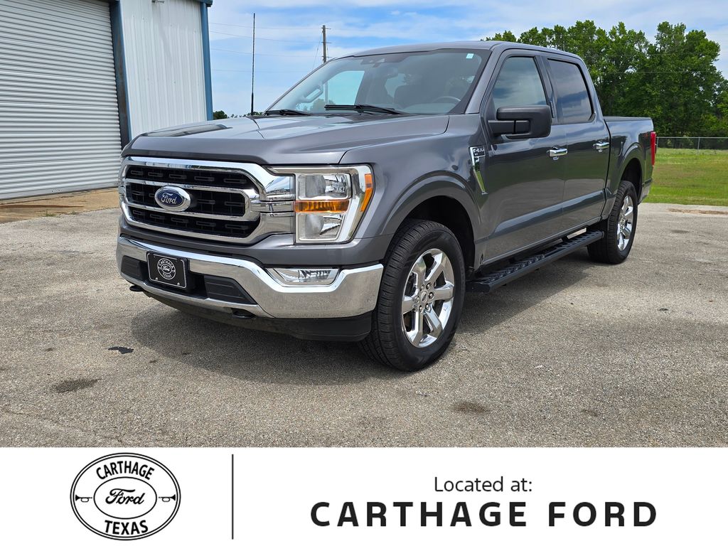 Gray Metallic 2022 Ford F-150 Pickup Truck Four-Wheel Drive Automatic