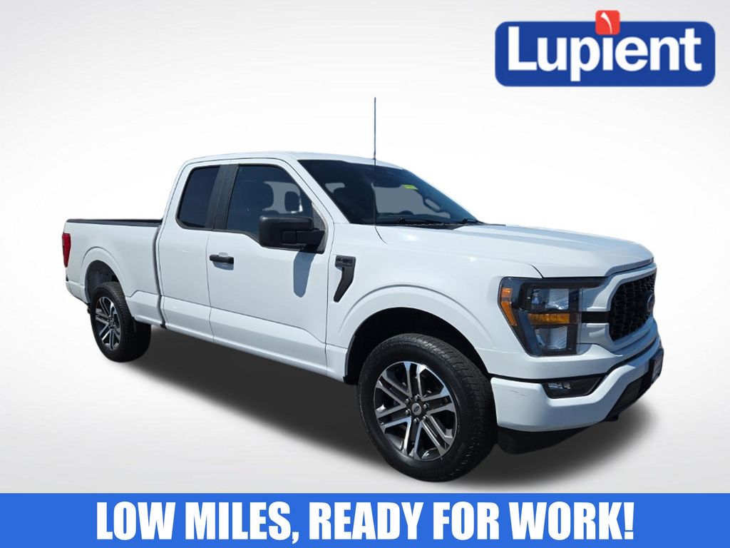 Oxford White 2023 Ford F-150 XL SuperCab 4WD Pickup Truck Four-Wheel Drive Automatic