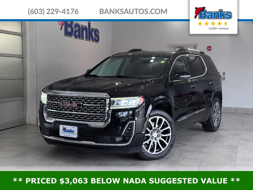 Black (Ebony Twilight Metallic) 2021 GMC Acadia Denali AWD SUV / Crossover Four-Wheel Drive 9-Speed Automatic