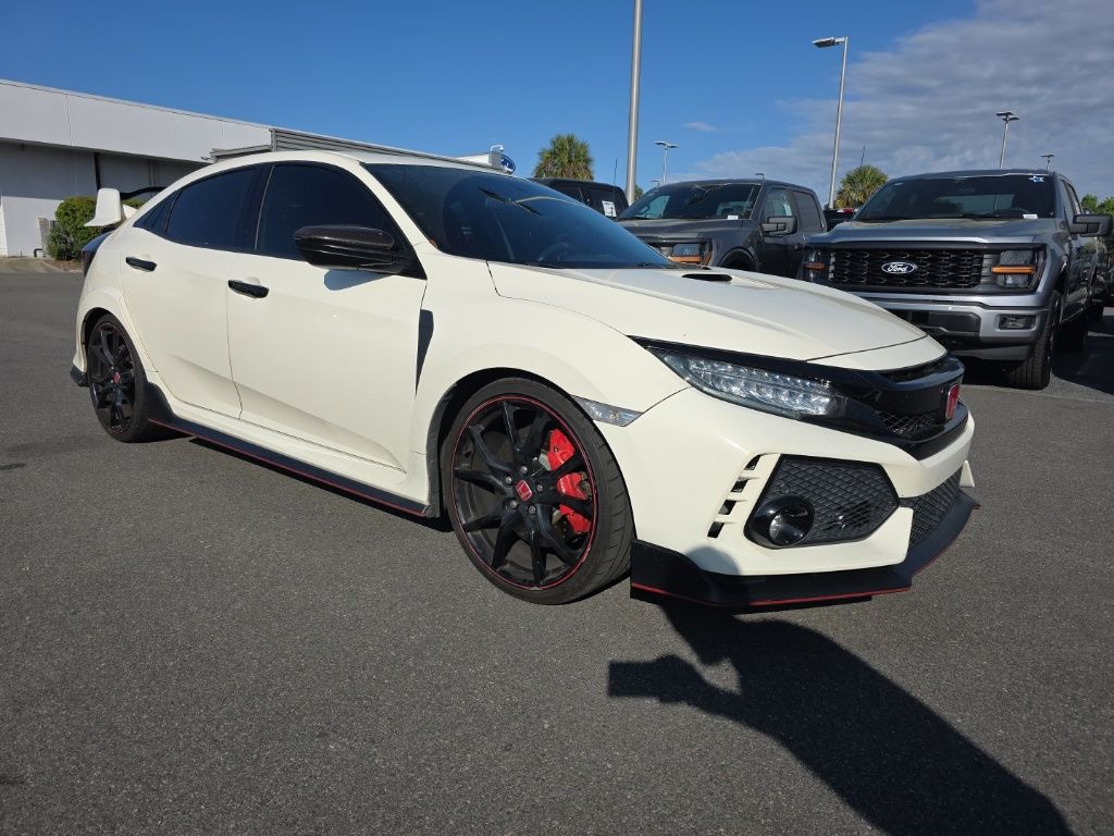 Championship White 2018 Honda Civic Type R Touring FWD Hatchback Front-Wheel Drive 6-Speed Manual