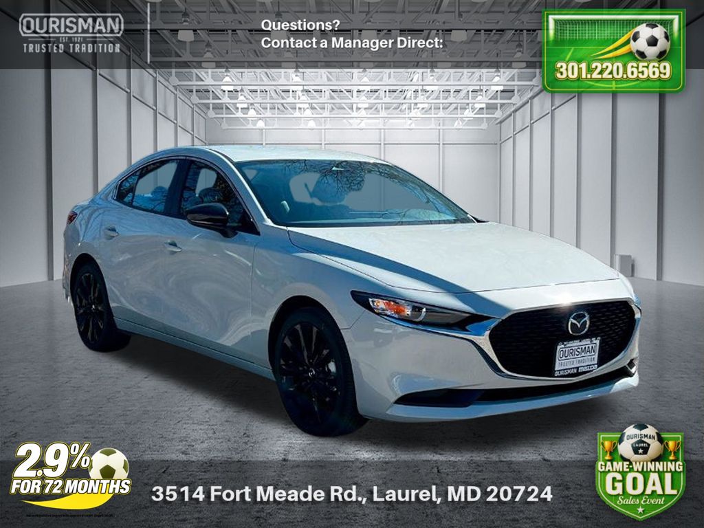 Ceramic White 2026 Mazda MAZDA3 Sedan Front-Wheel Drive 6-Speed Automatic