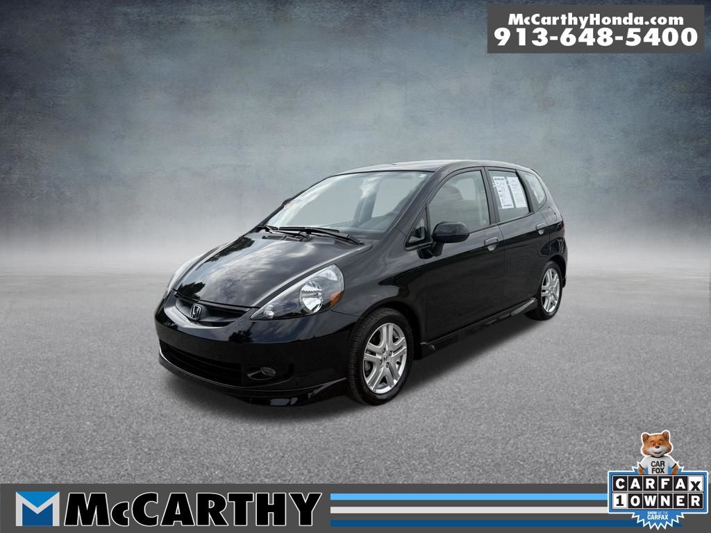 Nighthawk Black Pearl 2007 Honda Fit Hatchback Front-Wheel Drive 5-Speed Automatic