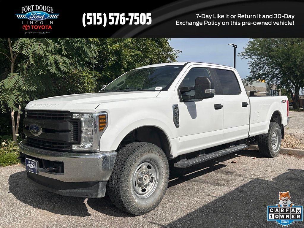Oxford White 2019 Ford F-250 Super Duty Pickup Truck Four-Wheel Drive 6-Speed Automatic