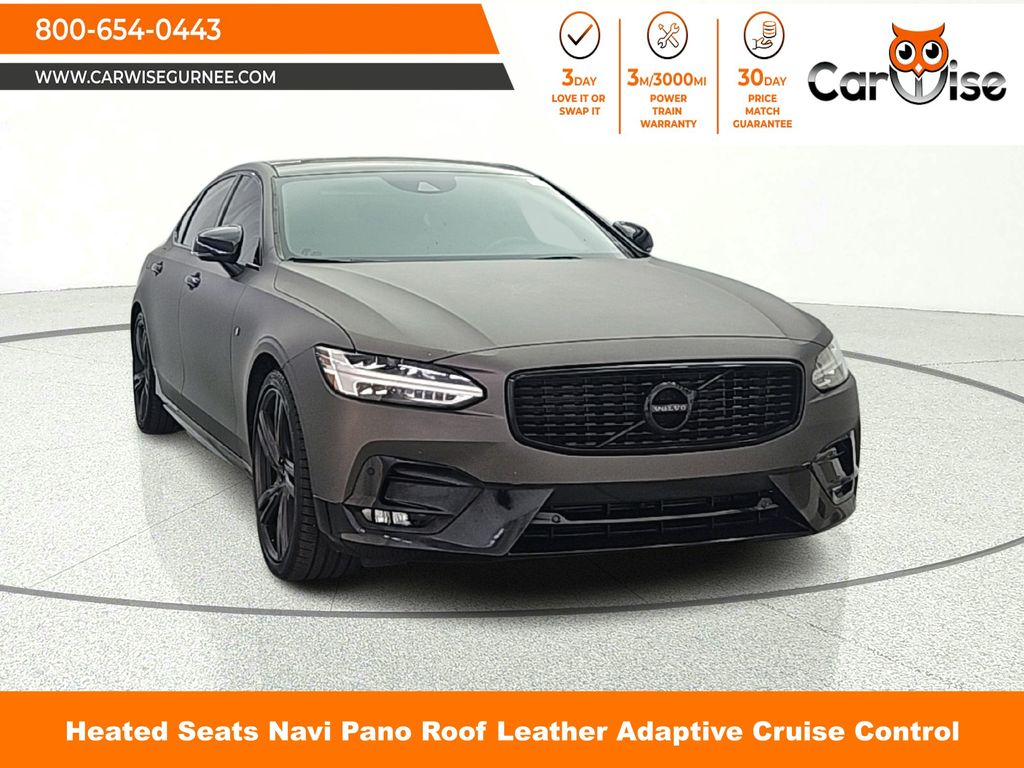 Crystal White 2020 Volvo S90 T6 R-Design AWD Sedan All-Wheel Drive Automatic