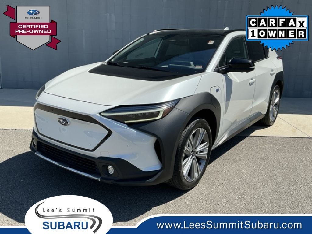 Cosmic White Pearl 2023 Subaru Solterra Touring AWD SUV / Crossover All-Wheel Drive 1-Speed Automatic