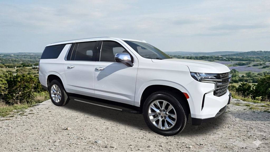 Summit White 2021 Chevrolet Suburban Premier 4WD SUV / Crossover Four-Wheel Drive