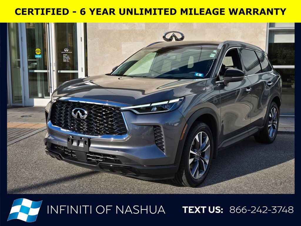 Gray (Graphite Shadow) 2024 INFINITI QX60 SUV / Crossover All-Wheel Drive 9-Speed Automatic