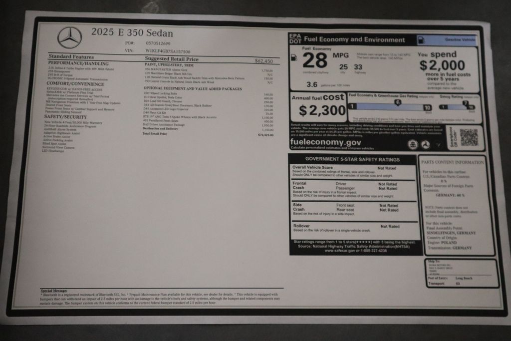 2025 Mercedes-Benz E-Class E 350 9