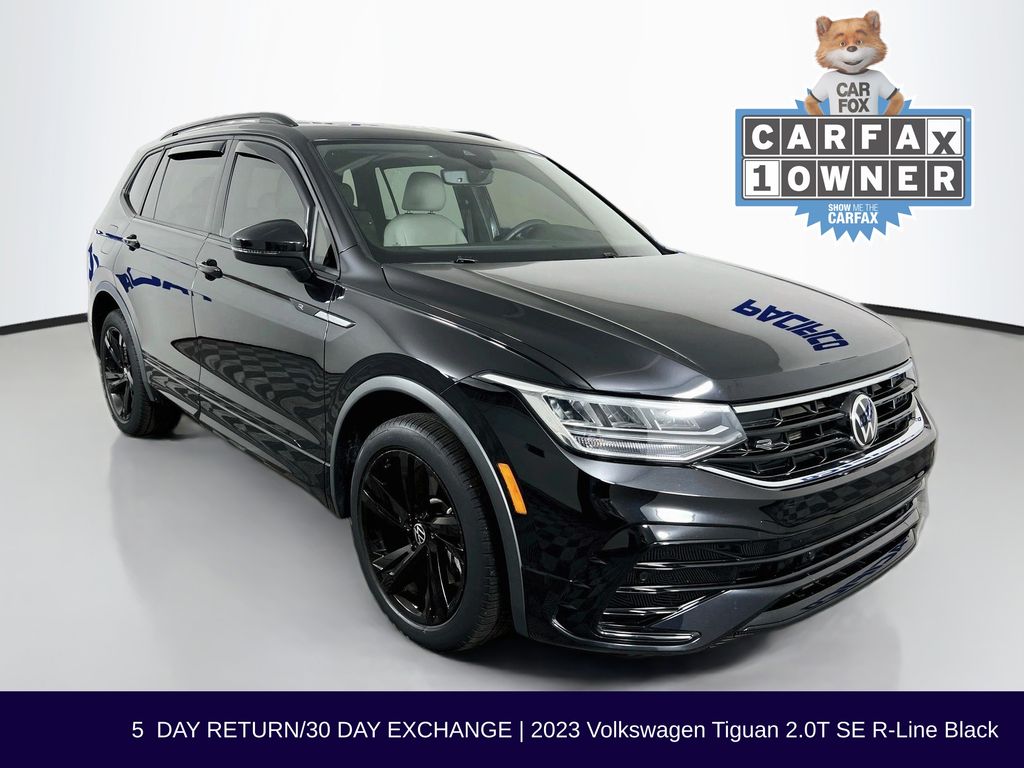 Deep Black 2023 Volkswagen Tiguan SUV / Crossover Front-Wheel Drive 8-Speed Automatic
