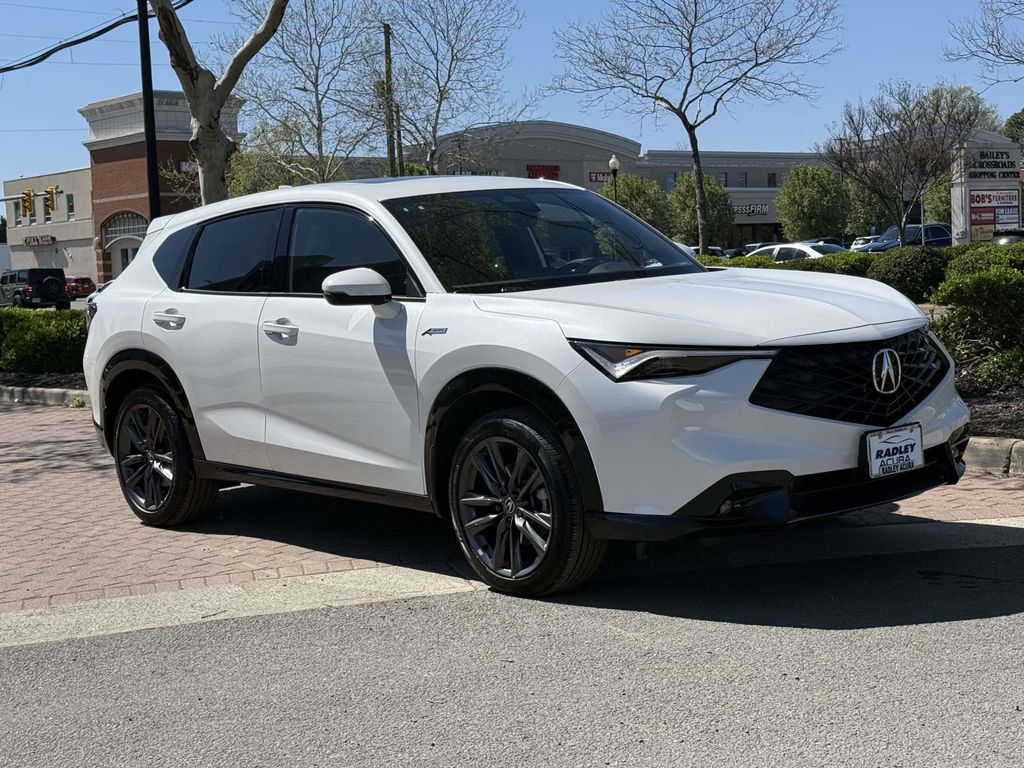 White 2025 Acura ADX SH-AWD with A-SPEC Package SUV / Crossover All-Wheel Drive Continuously Variable Transmission