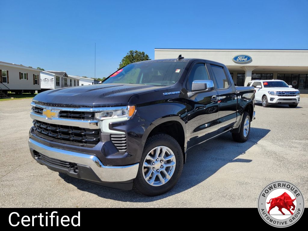 Dark Ash Metallic 2023 Chevrolet Silverado 1500 Pickup Truck Four-Wheel Drive 8-Speed Automatic