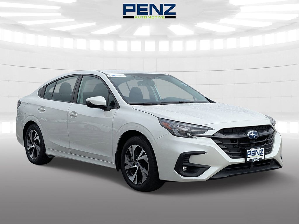 Crystal White Pearl 2024 Subaru Legacy Premium AWD Sedan All-Wheel Drive Continuously Variable Transmission