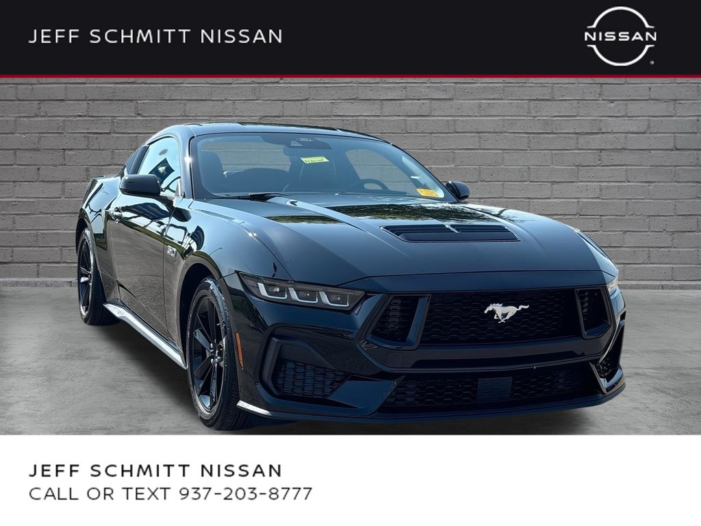 Shadow Black 2024 Ford Mustang Coupe Rear-Wheel Drive 6-Speed Manual