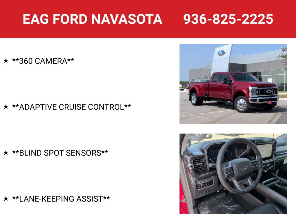 2026 Ford F-450SD Lariat Red at Texan Dodge Chrysler Jeep Ram