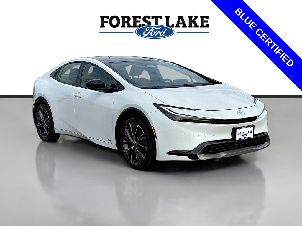 White (Wind Chill Pearl) 2024 Toyota Prius Hatchback All-Wheel Drive Continuously Variable Transmission