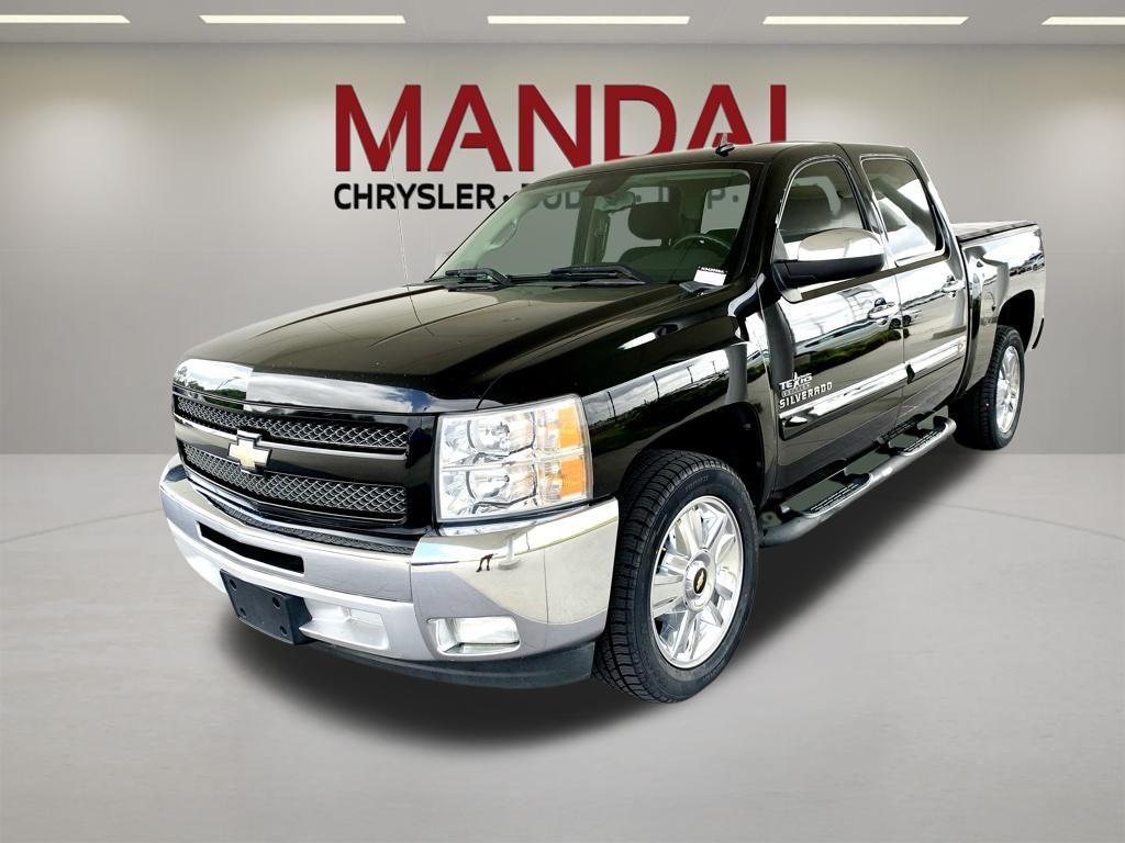 Black 2012 Chevrolet Silverado 1500 LT Crew Cab RWD Pickup Truck 4X2 6-Speed Automatic Overdrive