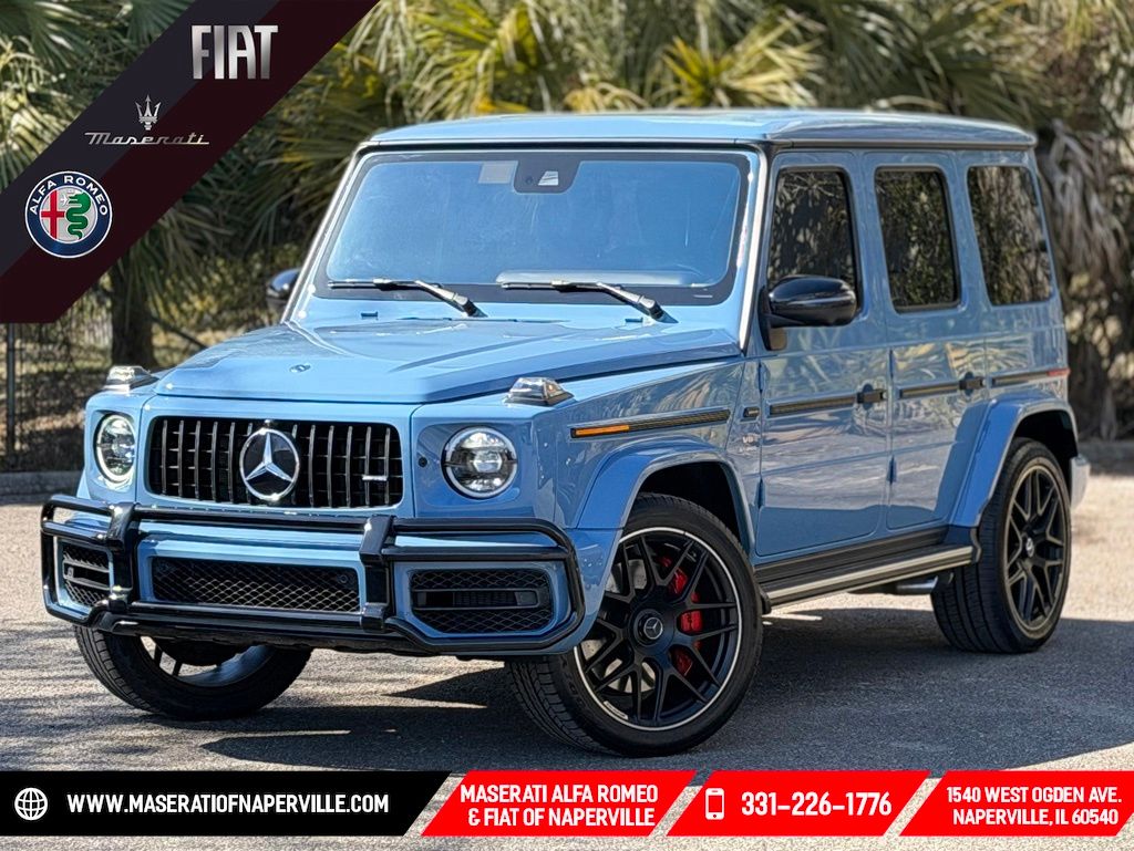 Blue 2022 Mercedes-Benz G-Class AMG G 63 4MATIC SUV / Crossover All-Wheel Drive 9-Speed Automatic