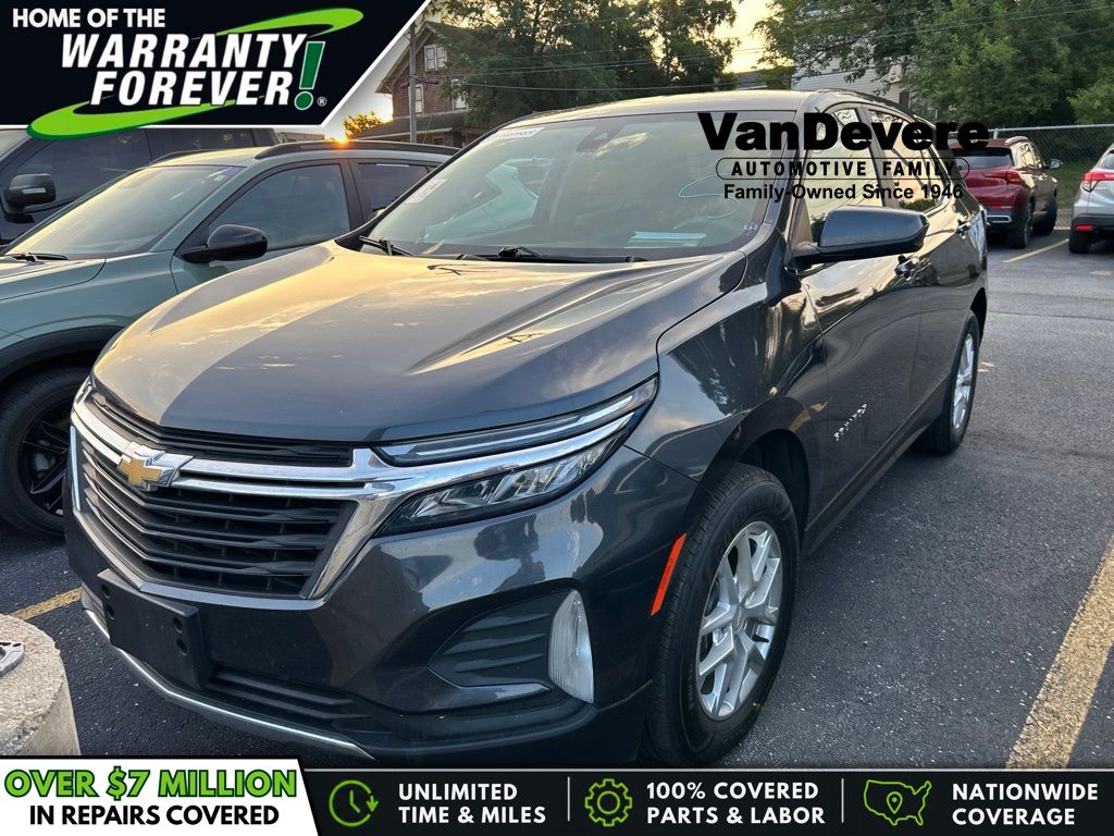Iron Gray Metallic 2022 Chevrolet Equinox SUV / Crossover Four-Wheel Drive 6-Speed Automatic Overdrive