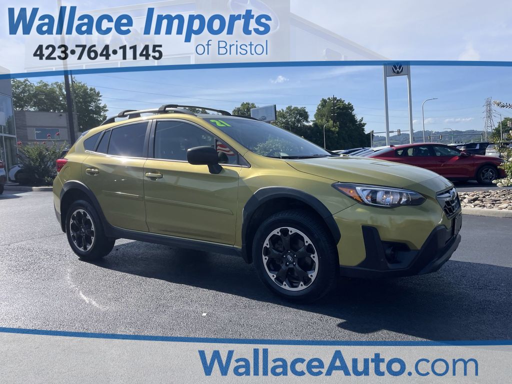 Plasma Yellow Pearl 2021 Subaru Crosstrek SUV / Crossover All-Wheel Drive Continuously Variable Transmission