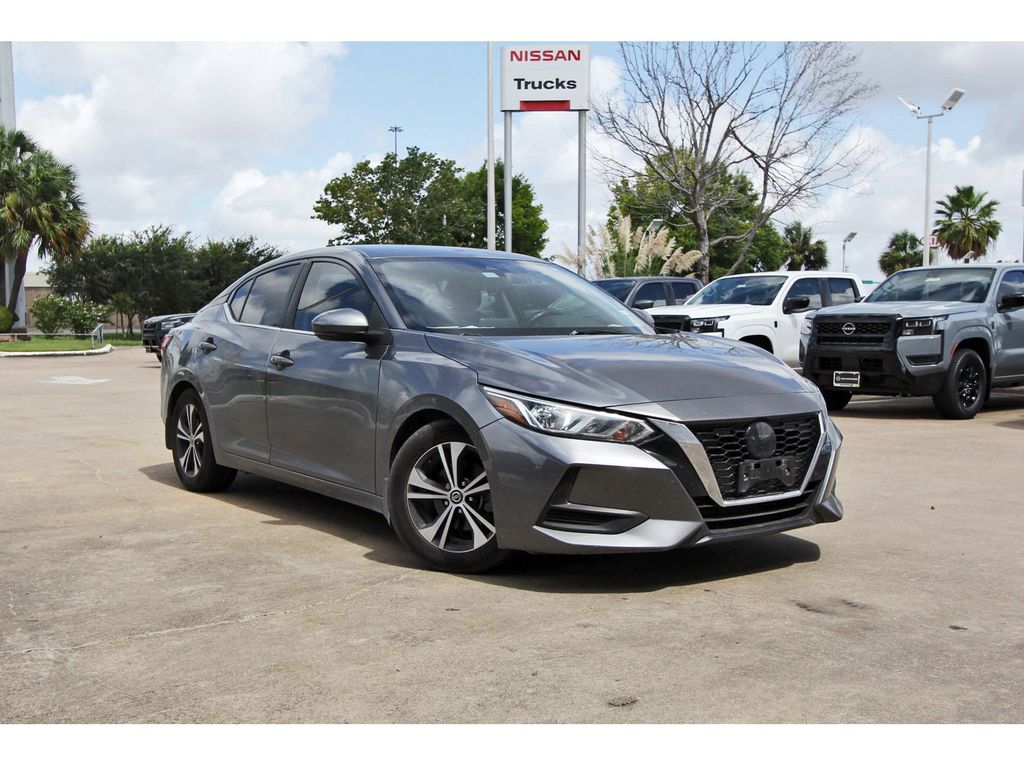 2020 Nissan Sentra SV Gray at Shottenkirk Kia Fort Bend