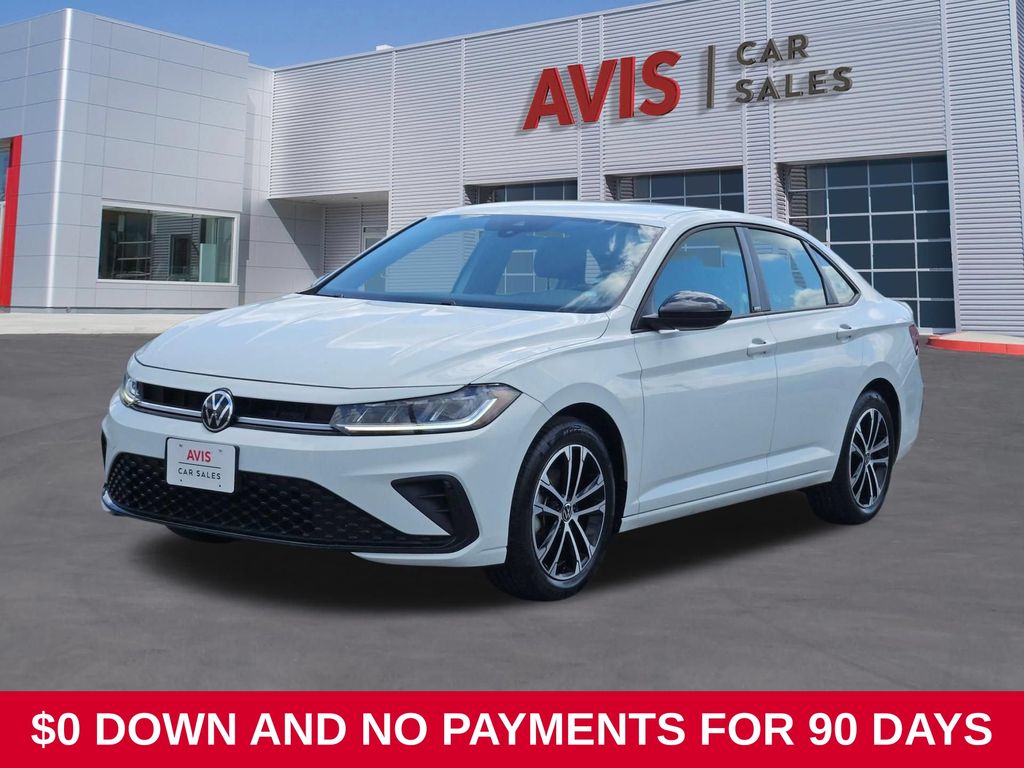 White 2025 Volkswagen Jetta Sedan Front-Wheel Drive 8-Speed Automatic