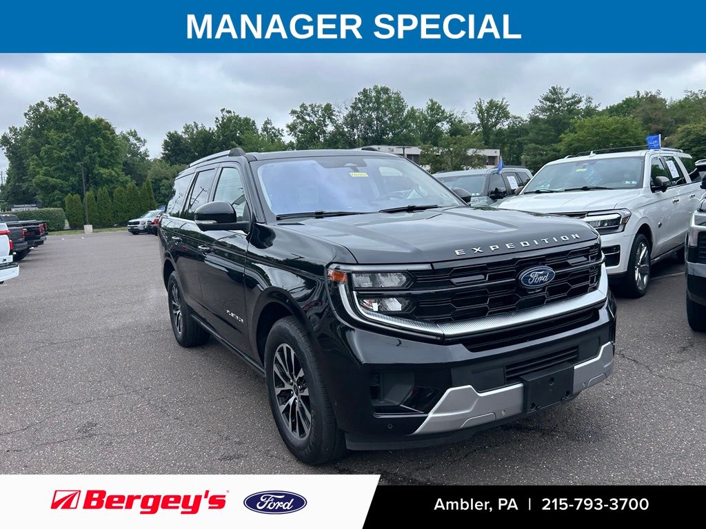 Black Metallic 2025 Ford Expedition SUV / Crossover Four-Wheel Drive Automatic