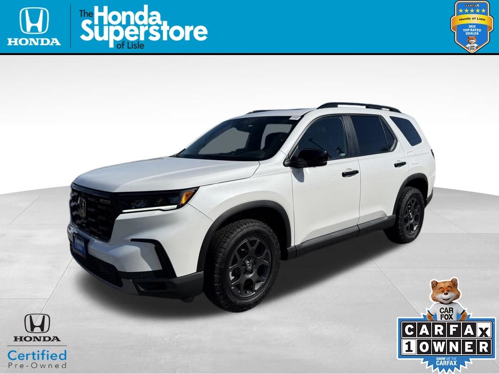 Platinum White Pearl 2025 Honda Pilot SUV / Crossover All-Wheel Drive Automatic