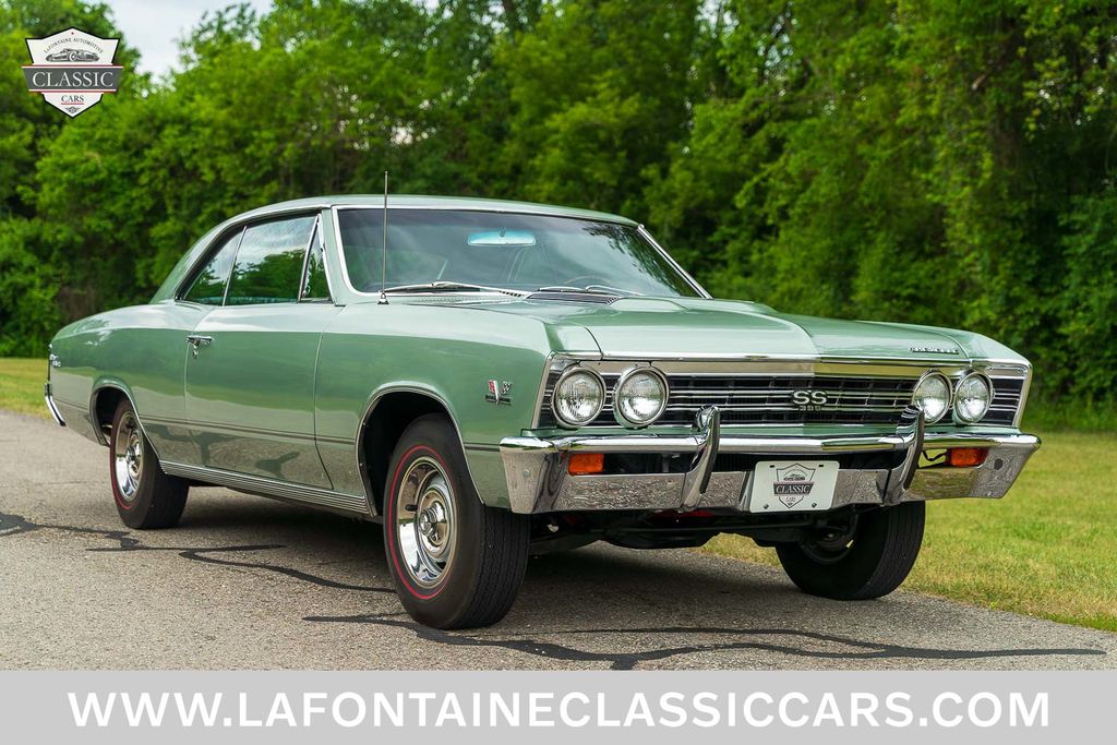 Green 1967 Chevrolet Chevelle Coupe 4-Speed Automatic