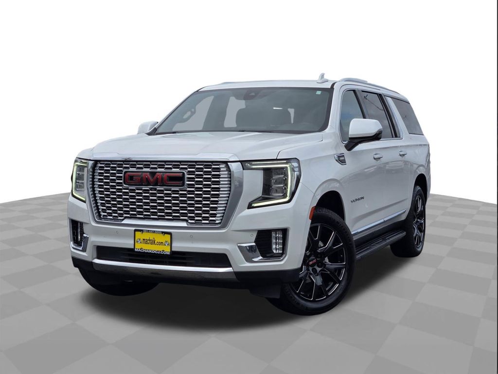 2021 GMC Yukon XL SLT White at Bayway Cadillac of The Woodlands