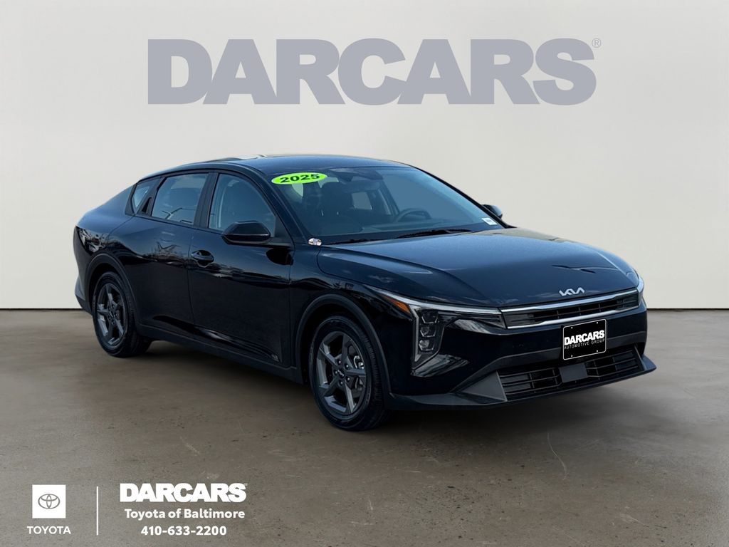 Aurora Black Pearl 2025 Kia K4 LXS FWD Sedan Front-Wheel Drive Continuously Variable Transmission