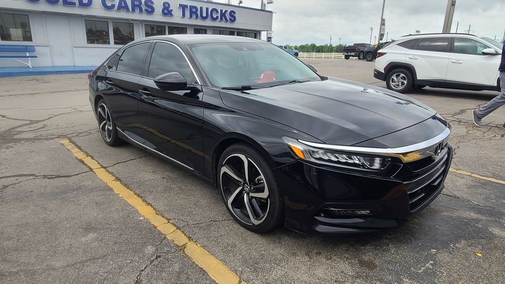 Crystal Black Pearl 2019 Honda Accord 1.5T EX-L FWD Sedan Front-Wheel Drive Continuously Variable Transmission