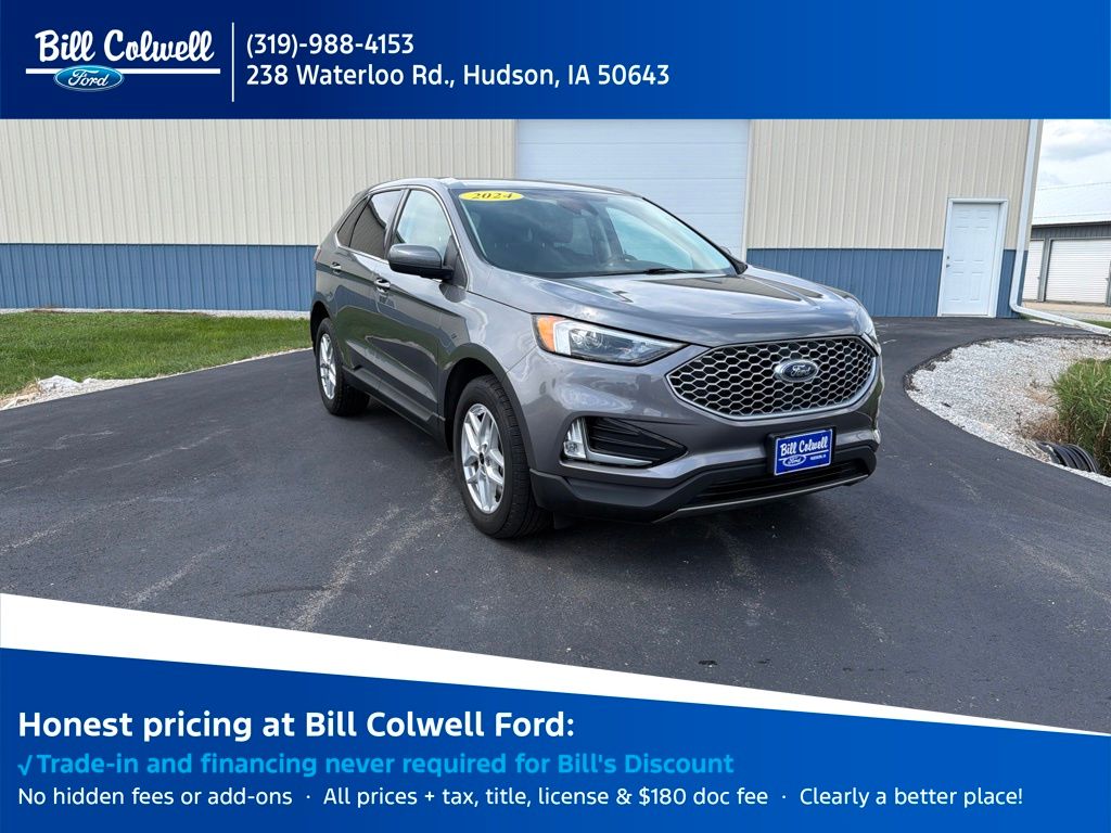 Carbonized Gray Metallic 2024 Ford Edge SUV / Crossover All-Wheel Drive 8-Speed Automatic