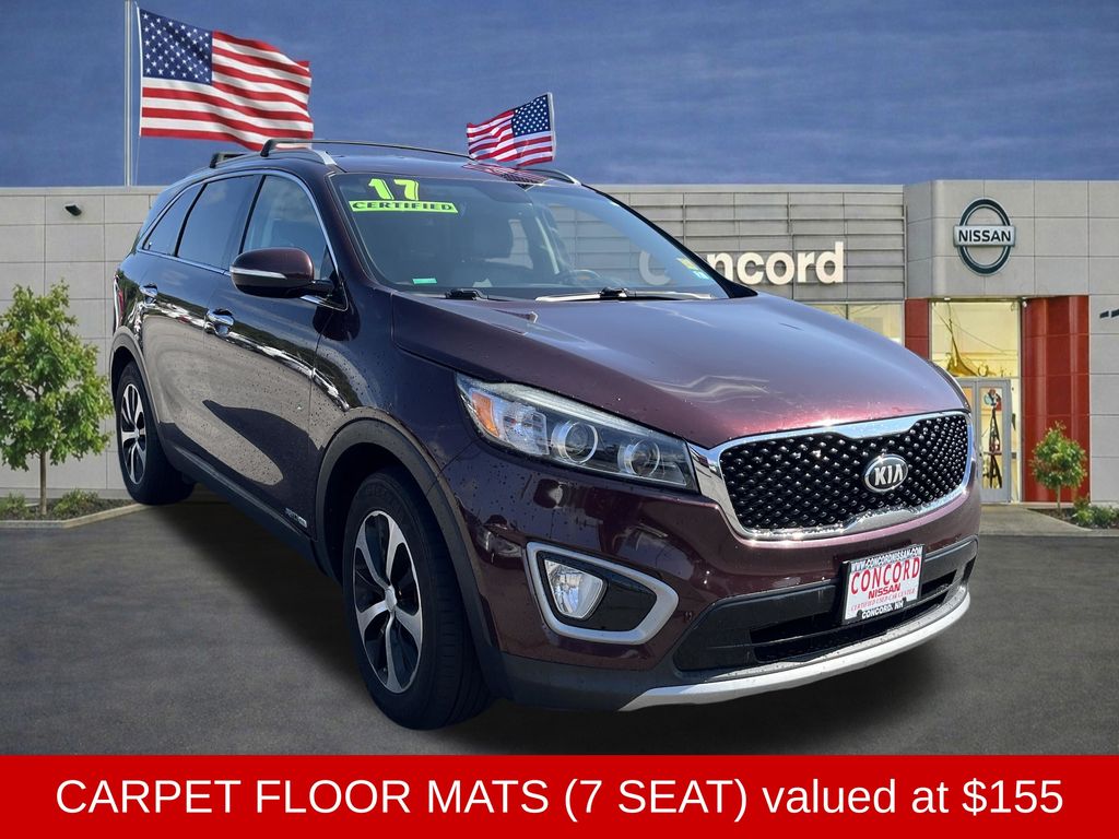 Red (Sangria) 2017 Kia Sorento SUV / Crossover All-Wheel Drive 6-Speed Automatic