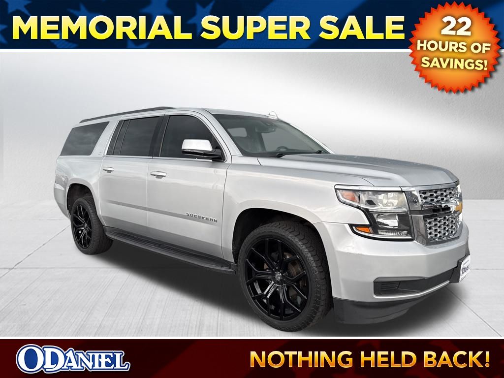 Silver Ice Metallic 2020 Chevrolet Suburban 1500 LT 4WD SUV / Crossover Four-Wheel Drive 6-Speed Automatic Overdrive