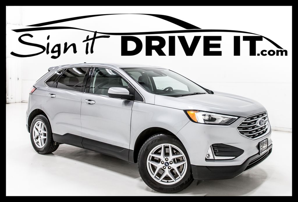 Silver Metallic 2021 Ford Edge SUV / Crossover Front-Wheel Drive 8-Speed Automatic
