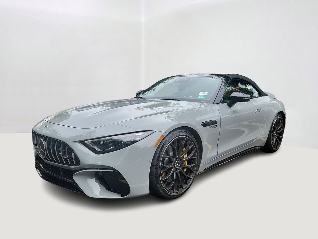 MANUFAKTUR Alpine Gray 2022 Mercedes-Benz SL-Class Convertible All-Wheel Drive 9-Speed Automatic