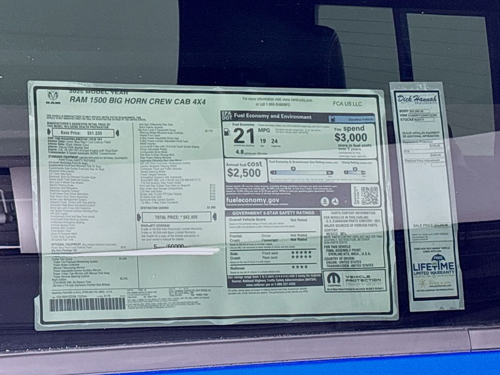 2025 Ram 1500 Big Horn/Lone Star
