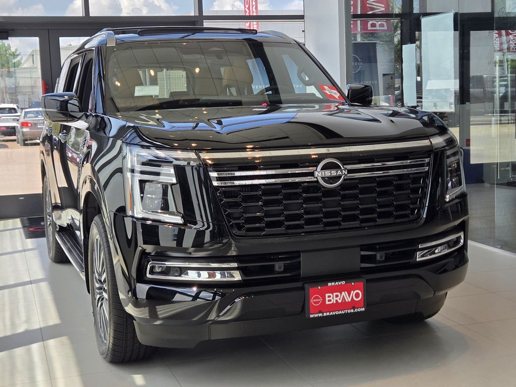 2026 Nissan Armada Platinum Reserve Black at Bravo Nissan