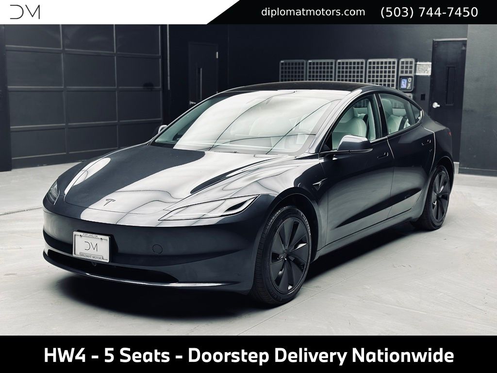 Black 2026 Tesla Model 3 Sedan 1-Speed Automatic