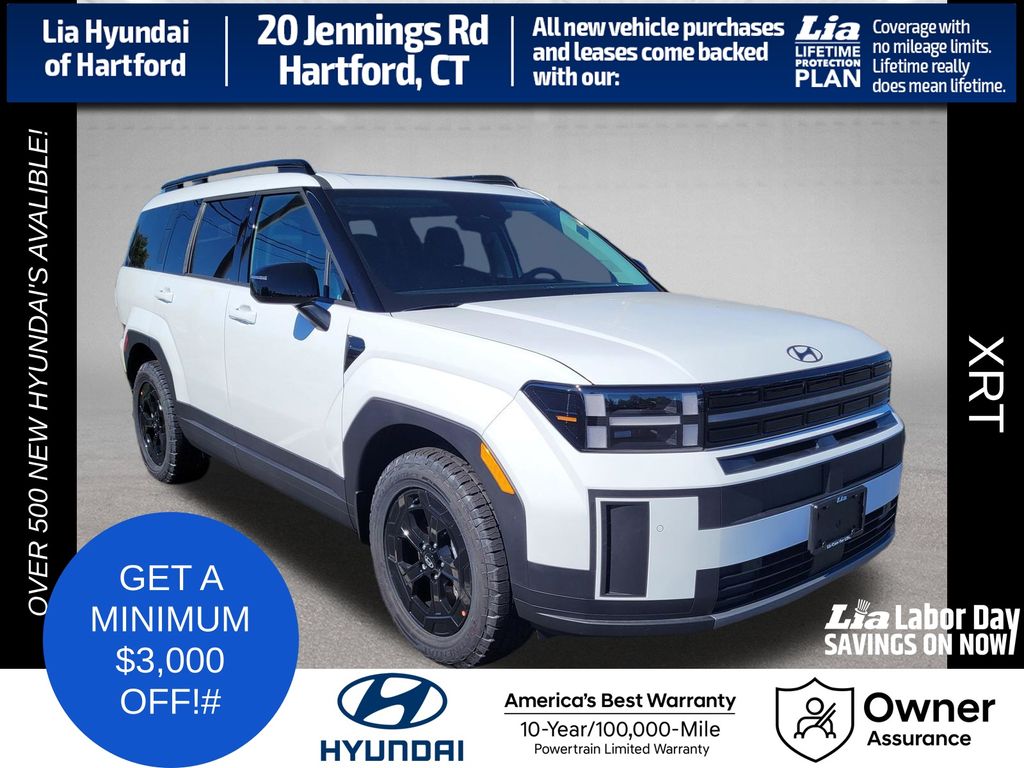 Serenity White 2026 Hyundai Santa Fe SUV / Crossover All-Wheel Drive 8-Speed Automatic