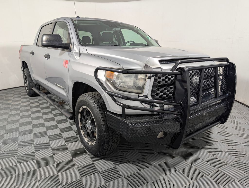 Silver Sky Metallic 2018 Toyota Tundra Pickup Truck 4X2 6-Speed Automatic Overdrive