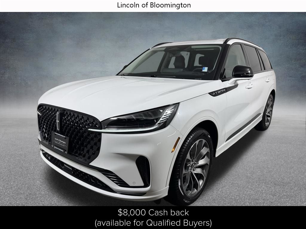 Pristine White Metallic Tri-Coat 2026 Lincoln Aviator SUV / Crossover All-Wheel Drive Automatic