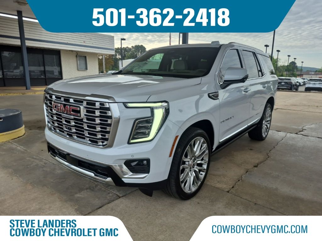 Glacier White Tricoat 2026 GMC Yukon Denali 4WD SUV / Crossover Four-Wheel Drive