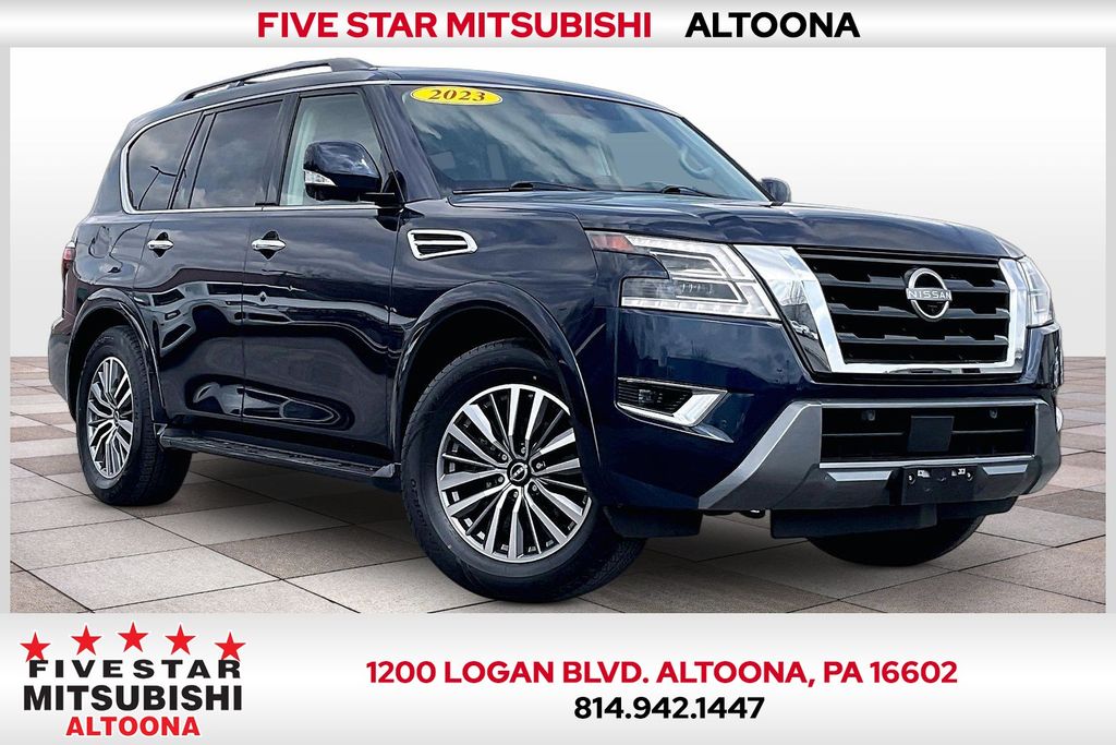 Hermosa Blue Pearl 2023 Nissan Armada SL 4WD SUV / Crossover Four-Wheel Drive 7-Speed Automatic